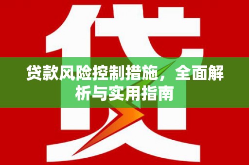 达孜贷款风险控制措施，全面解析与实用指南