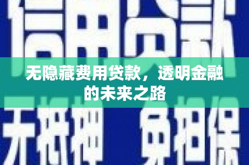 达孜无隐藏费用贷款，透明金融的未来之路
