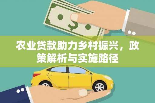 达孜农业贷款助力乡村振兴，政策解析与实施路径