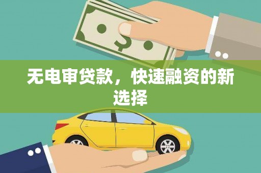 达孜无电审贷款，快速融资的新选择