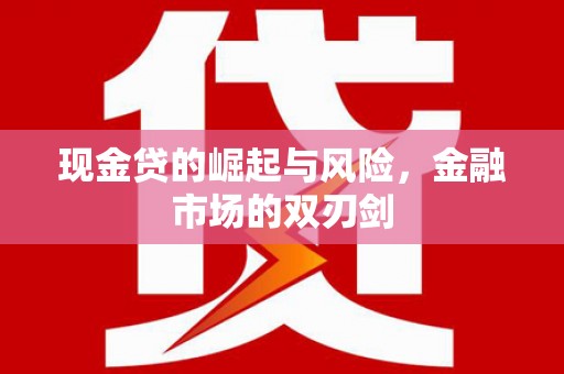 达孜现金贷的崛起与风险，金融市场的双刃剑
