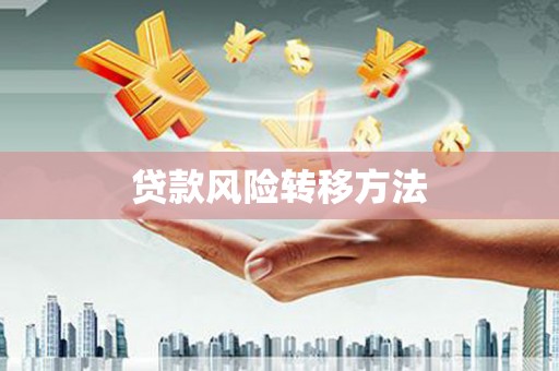 达孜贷款风险转移方法
