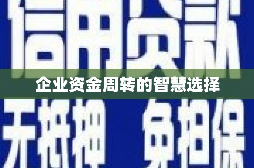达孜企业资金周转的智慧选择