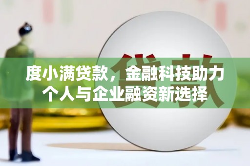 达孜度小满贷款，金融科技助力个人与企业融资新选择