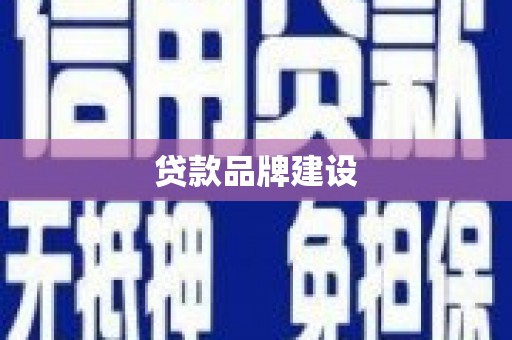 达孜贷款品牌建设