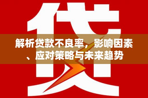 达孜解析贷款不良率，影响因素、应对策略与未来趋势