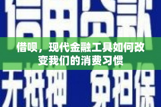 达孜借呗，现代金融工具如何改变我们的消费习惯