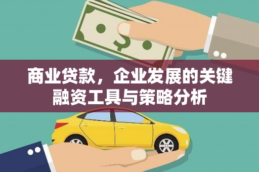 达孜商业贷款，企业发展的关键融资工具与策略分析