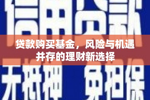 达孜贷款购买基金，风险与机遇并存的理财新选择