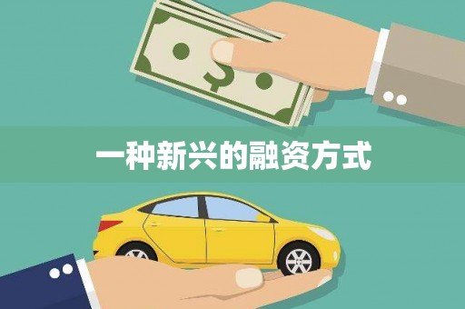 达孜一种新兴的融资方式