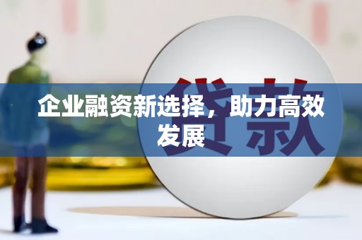 达孜企业融资新选择，助力高效发展