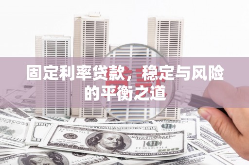 达孜固定利率贷款，稳定与风险的平衡之道