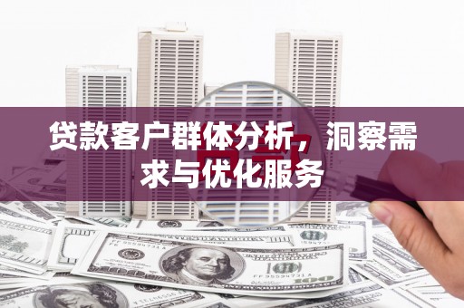 达孜贷款客户群体分析，洞察需求与优化服务